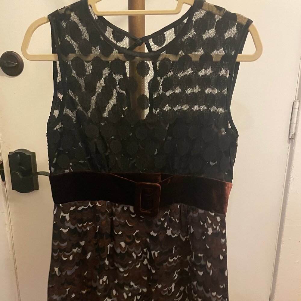 Nanette Lepore Chocolate Wave Georgette